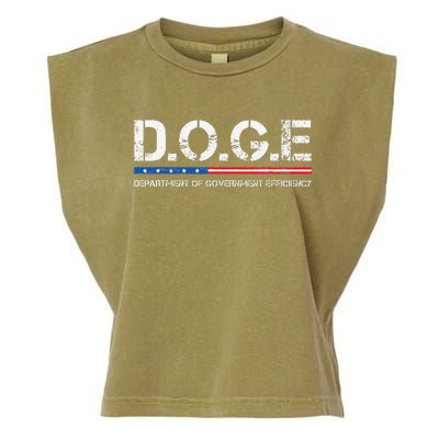 Doge D.O.G.E. Department Of Government Garment-Dyed Women's Muscle Tee