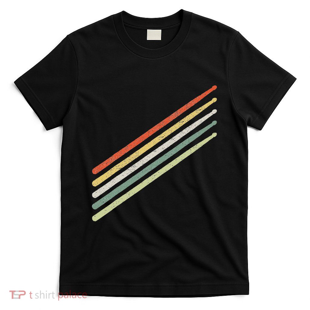 Drummer Drums Drumset Drumsticks Vintage T-Shirt