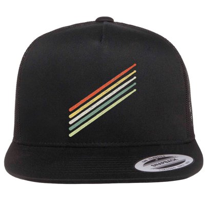 Drummer Drums Drumset Drumsticks Vintage Flatbill Hat