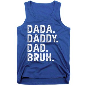 Dada Daddy Dad Bruh Funny Fathers Day Gift Tank Top