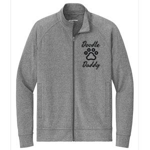 Dog Dad Doodle Daddy Dog Stretch Full-Zip Cadet Jacket