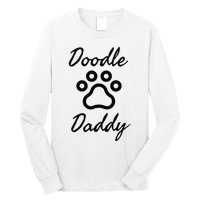 Dog Dad Doodle Daddy Dog Long Sleeve Shirt