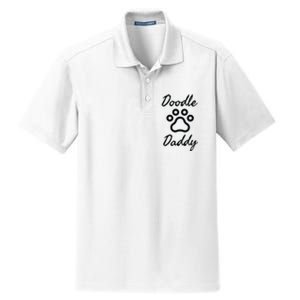 Dog Dad Doodle Daddy Dog Dry Zone Grid Polo