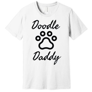 Dog Dad Doodle Daddy Dog Premium T-Shirt