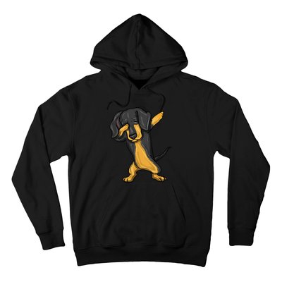 Dabbing Dachshund Doxie Dog Dab Dance Hoodie