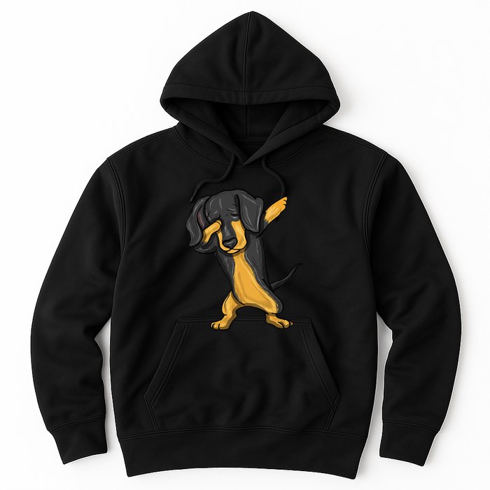 Dabbing Dachshund Doxie Dog Dab Dance Hoodie