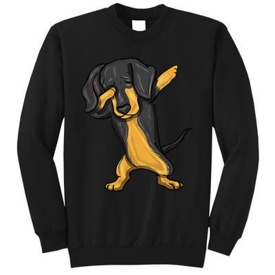 Dabbing Dachshund Doxie Dog Dab Dance Sweatshirt