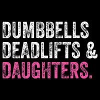 Dumbbells Deadlifts Daughters Funny Gym Workout Fathers Day Impact Tech Backpack