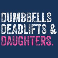 Dumbbells Deadlifts Daughters Funny Gym Workout Fathers Day Sustainable Bucket Hat