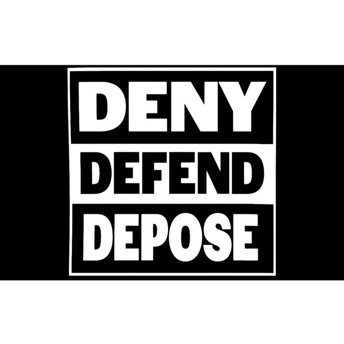 Deny Defend Depose Bumper Sticker