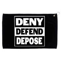 Deny Defend Depose Grommeted Golf Towel