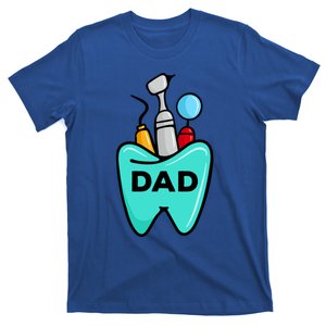 Dad Dentist Dental Hygiene Funny Teeth Surgeon Medicine Gift T-Shirt