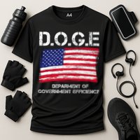 D.O.G.E Doge Department Of Government Efficiency Cooling Performance Crew T-Shirt