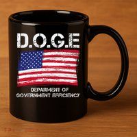 D.O.G.E Doge Department Of Government Efficiency 11oz C Handle Ceramic Mug