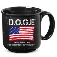 D.O.G.E Doge Department Of Government Efficiency 15oz Campfire Ceramic Mug