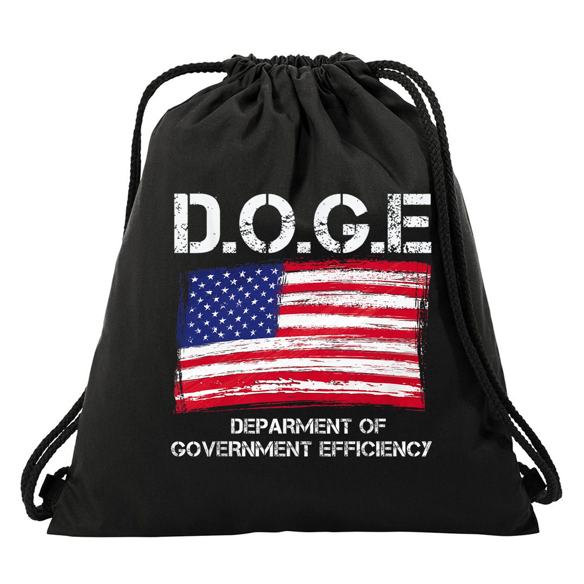 D.O.G.E Doge Department Of Government Efficiency Drawstring Bag