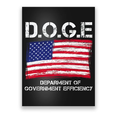 D.O.G.E Doge Department Of Government Efficiency Poster