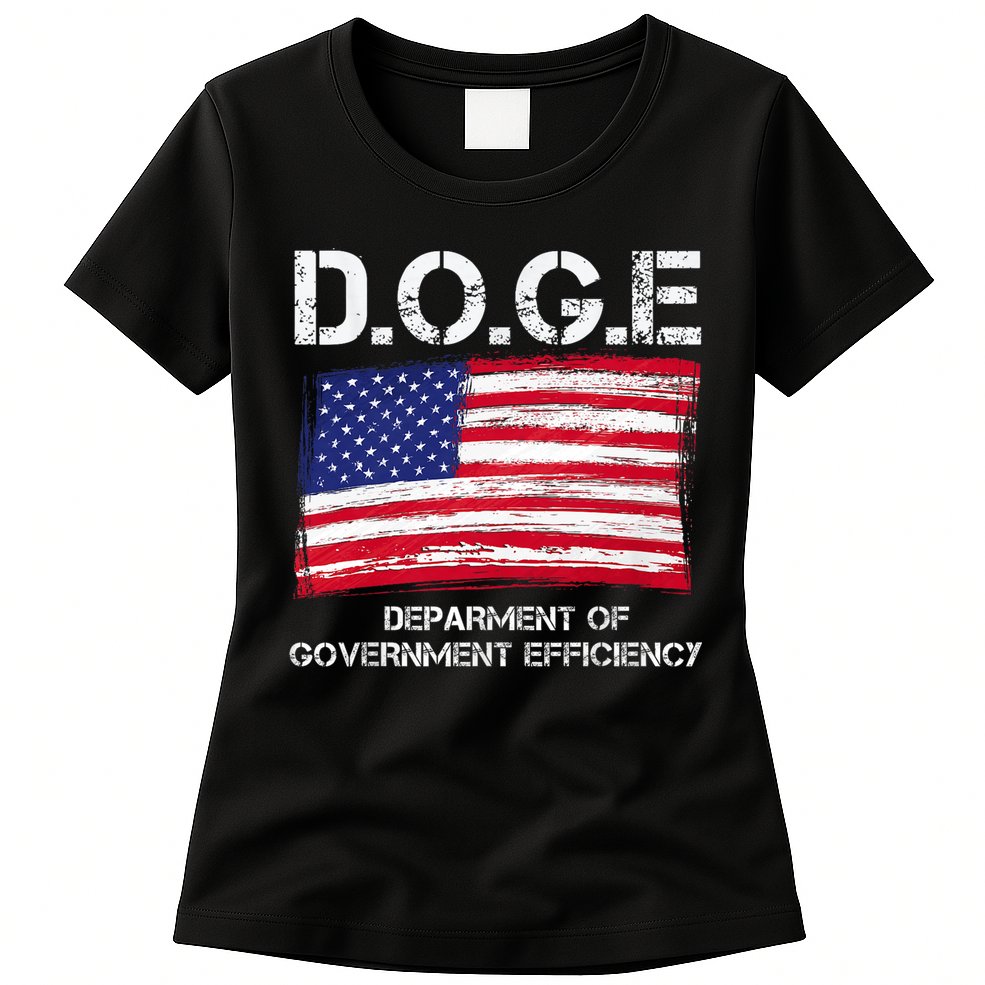 D.O.G.E Doge Department Of Government Efficiency Womens T-Shirt