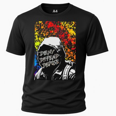 Delay Deny Defend Vintage Painting Cooling Performance Crew T-Shirt