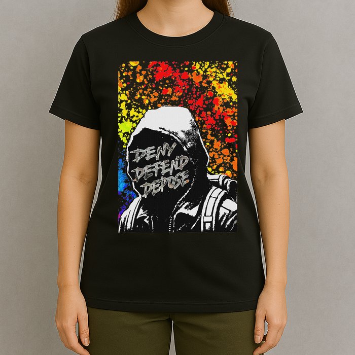 Delay Deny Defend Vintage Painting T-Shirt