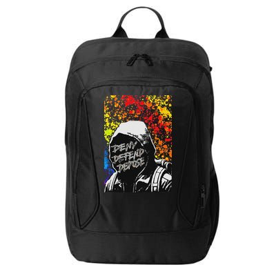 Delay Deny Defend Vintage Painting City Backpack