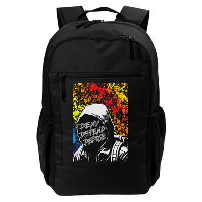 Delay Deny Defend Vintage Painting Backpack