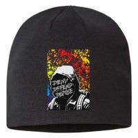 Delay Deny Defend Vintage Painting Sustainable Beanie