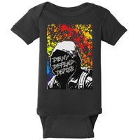 Delay Deny Defend Vintage Painting Baby Bodysuit