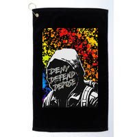 Delay Deny Defend Vintage Painting Golf Towel