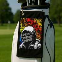 Delay Deny Defend Vintage Painting Golf Towel