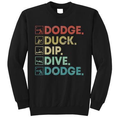 Dodge Duck Dip Dive Dodge Gaga Ball Kit Dodgeball Game Sweatshirt