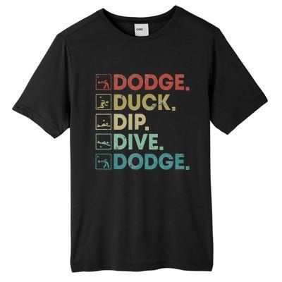 Dodge Duck Dip Dive Dodge Gaga Ball Kit Dodgeball Game Tall Fusion ChromaSoft Performance T-Shirt