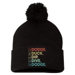 Dodge Duck Dip Dive Dodge Gaga Ball Kit Dodgeball Game Pom Pom 12in Knit Beanie