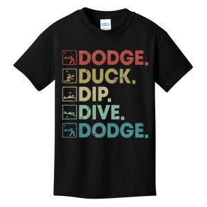 Dodge Duck Dip Dive Dodge Gaga Ball Kit Dodgeball Game Kids T-Shirt