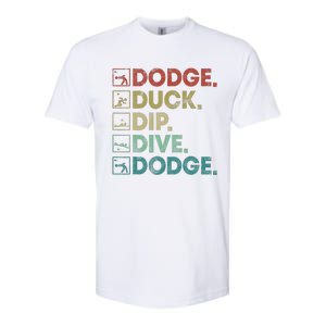 Dodge Duck Dip Dive Dodge Gaga Ball Kit Dodgeball Game Softstyle CVC T-Shirt