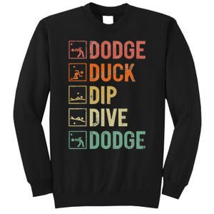 Dodge Duck Dip Dive Dodge Gaga Ball Kit Dodgeball Game Sweatshirt