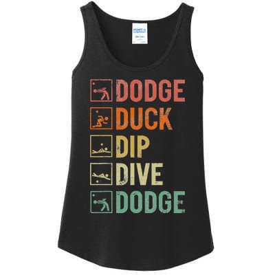 Dodge Duck Dip Dive Dodge Gaga Ball Kit Dodgeball Game Ladies Essential Tank