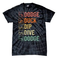 Dodge Duck Dip Dive Dodge Gaga Ball Kit Dodgeball Game Tie-Dye T-Shirt