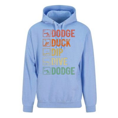 Dodge Duck Dip Dive Dodge Gaga Ball Kit Dodgeball Game Unisex Surf Hoodie