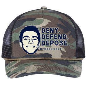 Deny Defend Depose Resistance Retro Rope Trucker Hat Cap