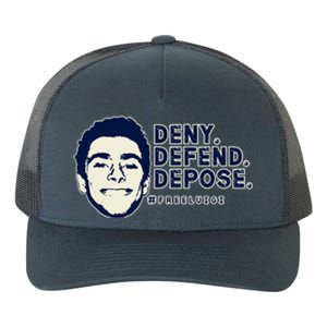 Deny Defend Depose Resistance Yupoong Adult 5-Panel Trucker Hat