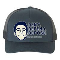 Deny Defend Depose Resistance Yupoong Adult 5-Panel Trucker Hat