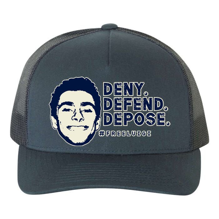 Deny Defend Depose Resistance Yupoong Adult 5-Panel Trucker Hat