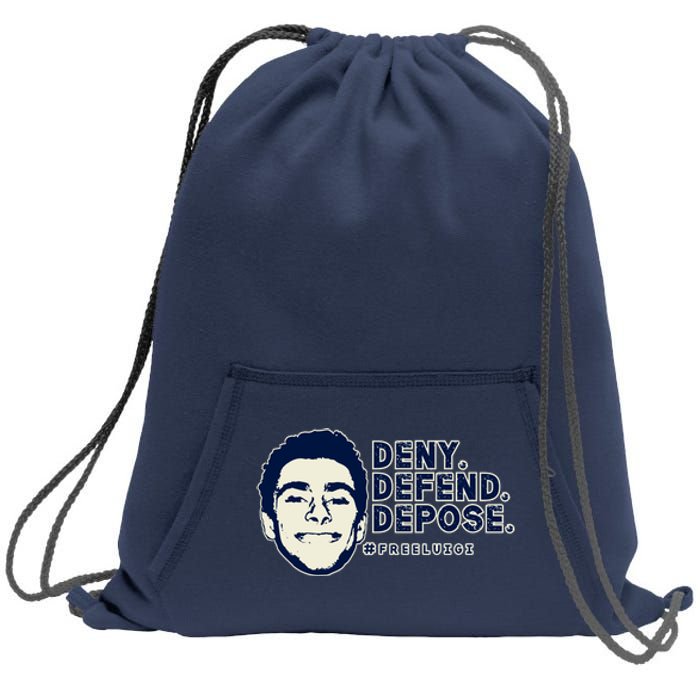 Deny Defend Depose Resistance Sweatshirt Cinch Pack Bag