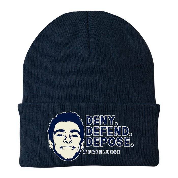 Deny Defend Depose Resistance Knit Cap Winter Beanie