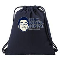 Deny Defend Depose Resistance Drawstring Bag