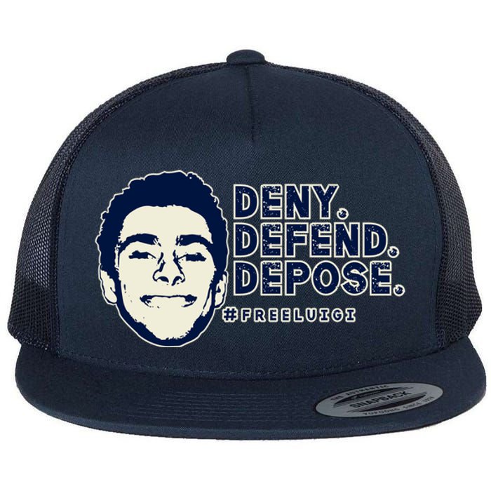 Deny Defend Depose Resistance Flat Bill Trucker Hat