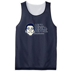 Deny Defend Depose Resistance Mesh Reversible Basketball Jersey Tank