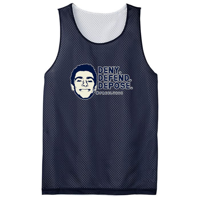 Deny Defend Depose Resistance Mesh Reversible Basketball Jersey Tank