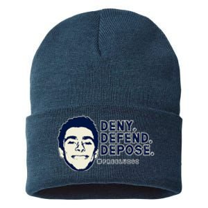 Deny Defend Depose Resistance Sustainable Knit Beanie